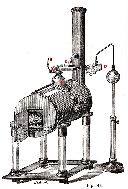 La macchine électrique d'Amstrong de Newcastle - reproduction  © Norbert Pousseur 