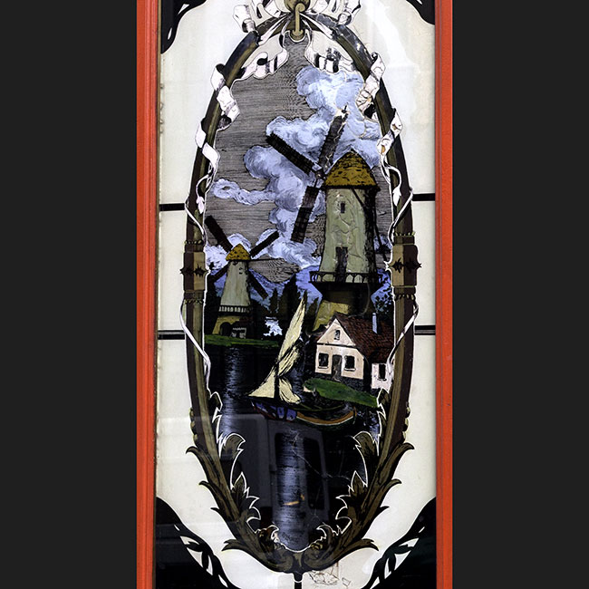 Deux moulins à vent sur leur tour  -  © Norbert Pousseur