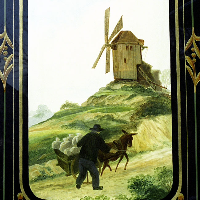 Moulin à vent au sommet d'une butte -  © Norbert Pousseur