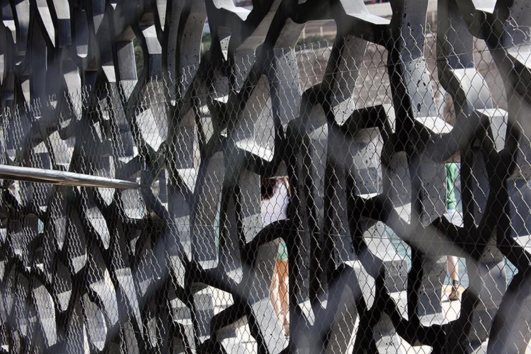 Mur de la Mucem de Marseille-  © Norbert Pousseur