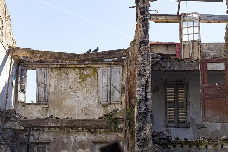 Murs de ruine de maison -  © Norbert Pousseur