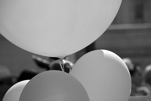Ballons de baudruche - © Norbert Pousseur