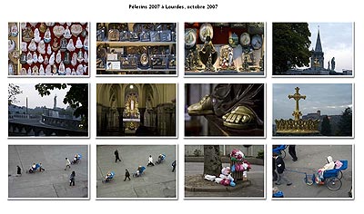 Pélerins à Lourdes planche n°2 - © Norbert Pousseur