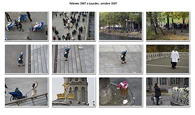 Pélerins à Lourdes planche n°3 - © Norbert Pousseur